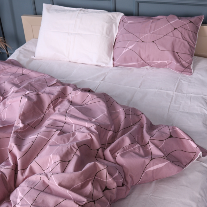 Комплект постільної білизни Бязь 17-0810 Accents pink