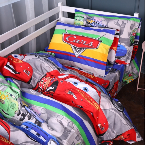 Пододеяльник Бязь Kids Time 17-0779 McQueen's Racing Dreams gray