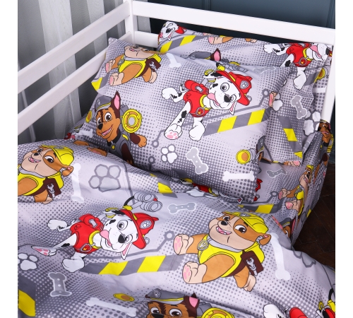 Пододеяльник Бязь 17-0781 Paw Patrol gray