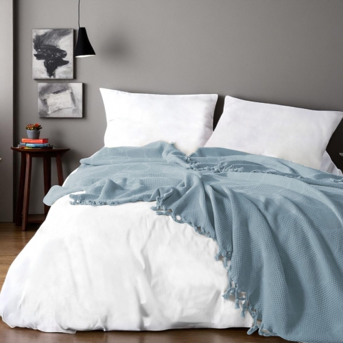 Покрывало Т Nordic Pique turquoise