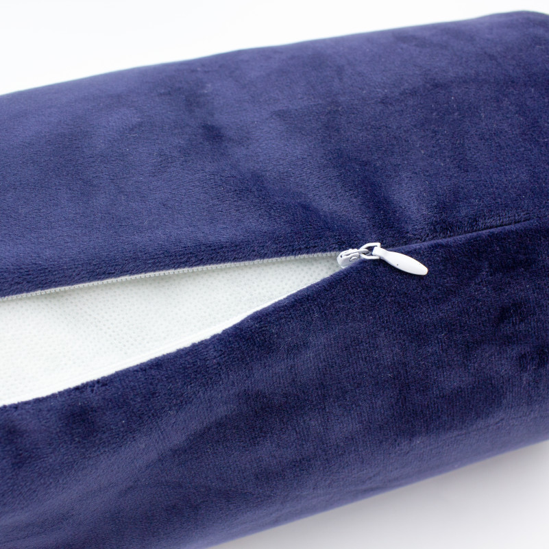 Подушка-валик №8557 Velvet Line 28-0006 Navy blue 100% Memory - 12