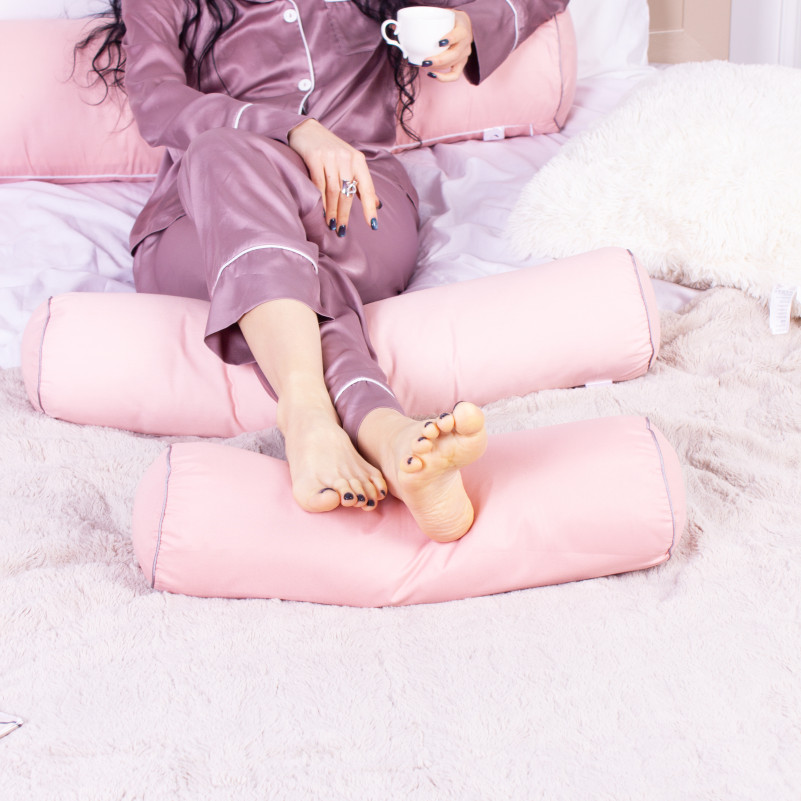 Подушка-валик №8346 Eco Line Coral Tencel - 5