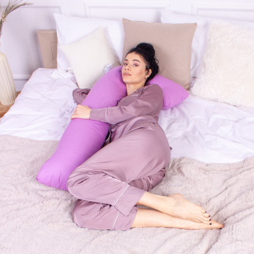 Подушка для беременных и отдыха Г-образная №8422 16-3310 Bernarda EcoSilk Ranforce Elite