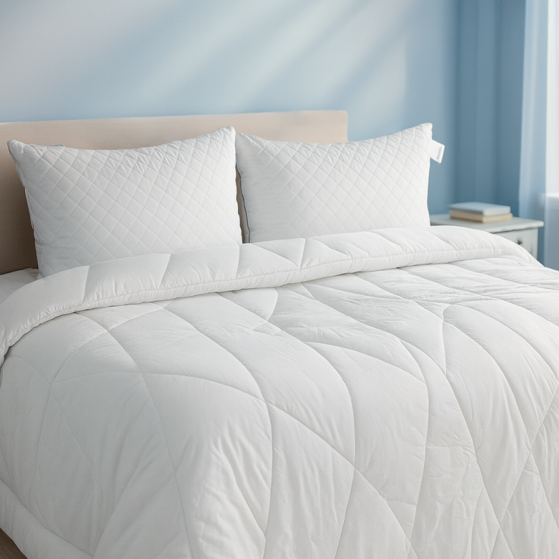 Ковдра антиалергенна №841-1 "Royal" Eco-Soft 100% бавовна літо Фото - 8
