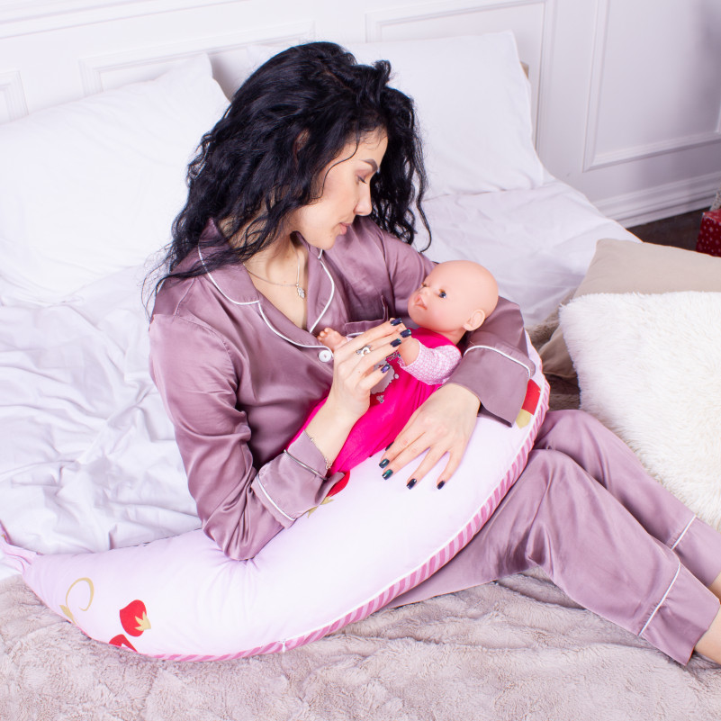 Подушка для вагітних та годування №8635 Print Line 17-0078 Kristina 100% Memory - 7