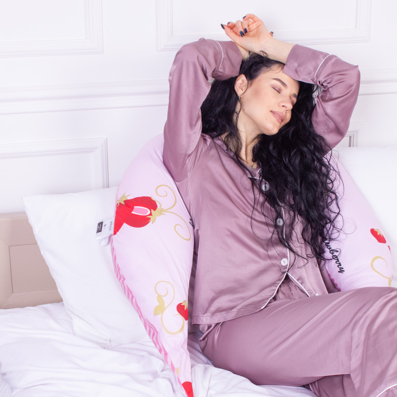 Подушка для вагітних та годування №8635 Print Line 17-0078 Kristina 100% Memory - 6