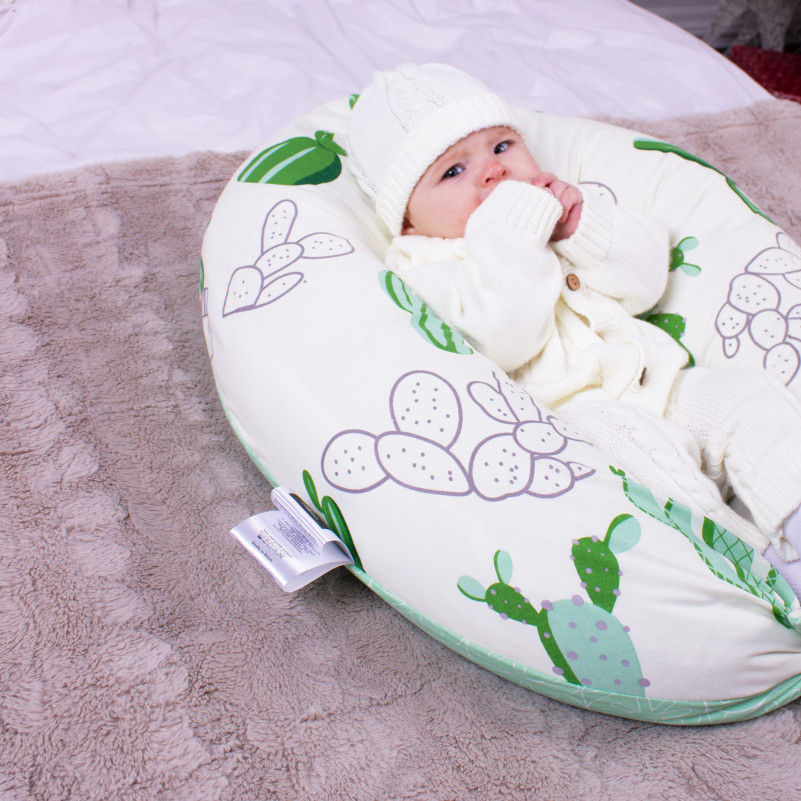 Подушка для вагітних та годування №8645 Print Line 19-2508 Sabbia 100% Memory - 8