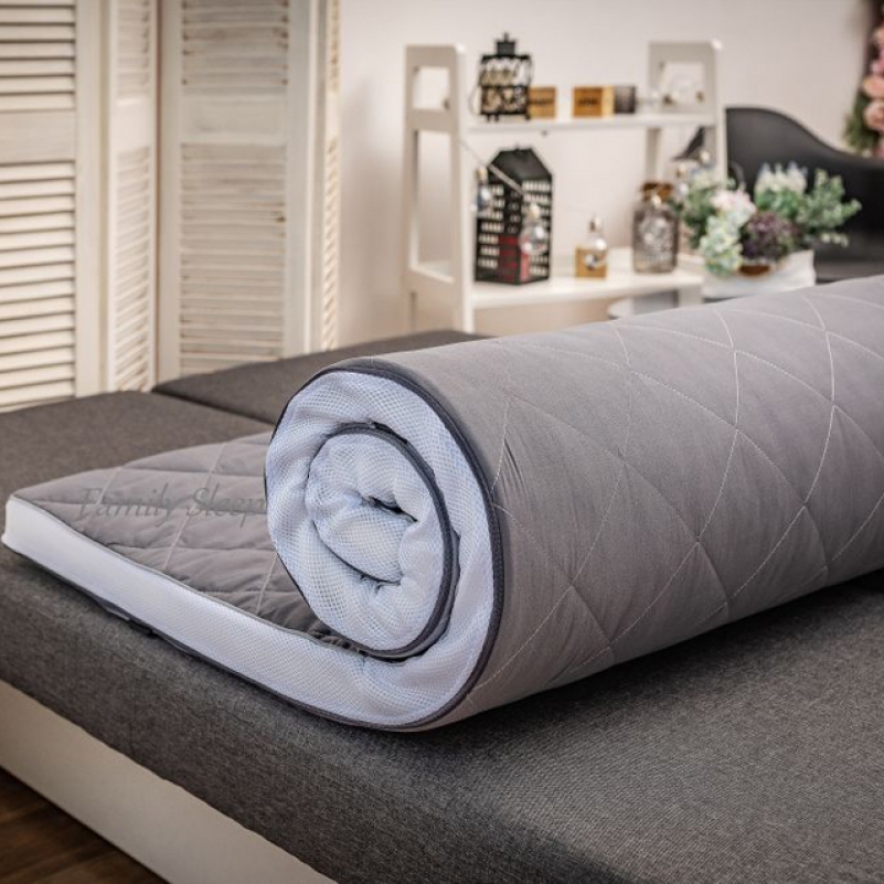 Матрас Топпер Ролл Ап (Roll Up) FS Gray-White Bora - 6