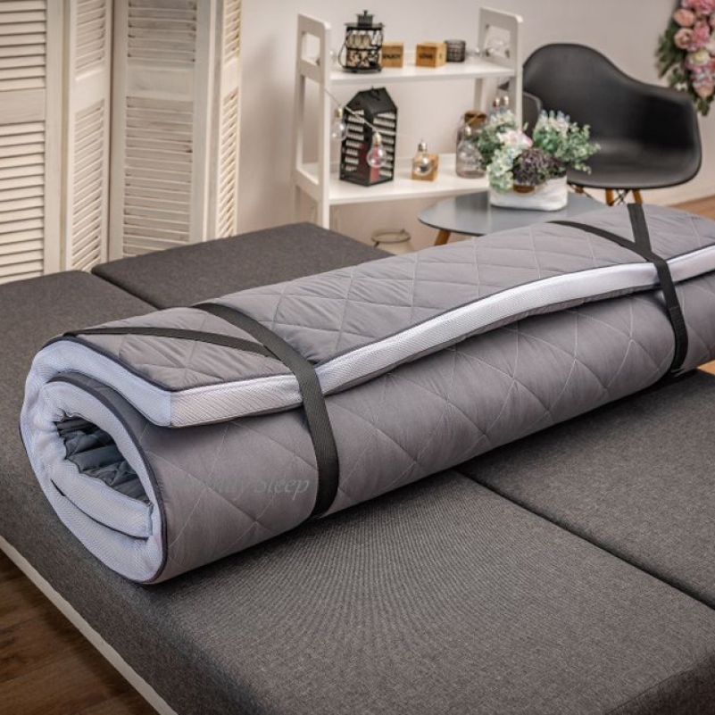 Матрас Топпер Ролл Ап (Roll Up) FS Gray-White Bora - 8