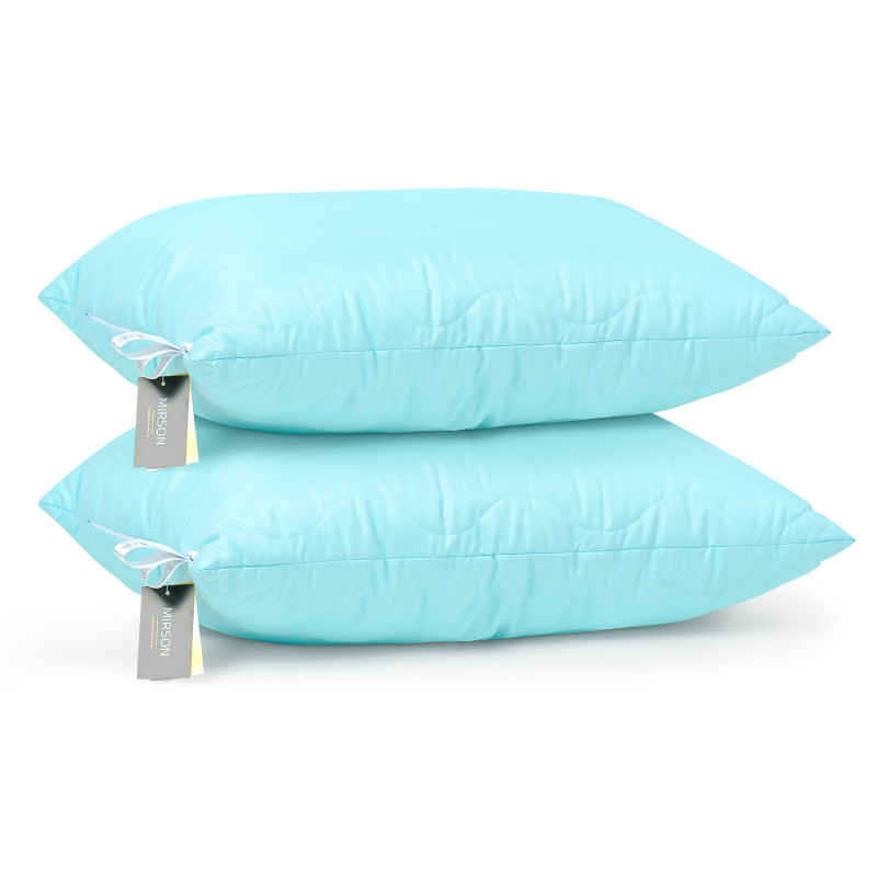 Набор бамбуковых подушек Eco Light Blue №1613 BamBoo микросатин - 5