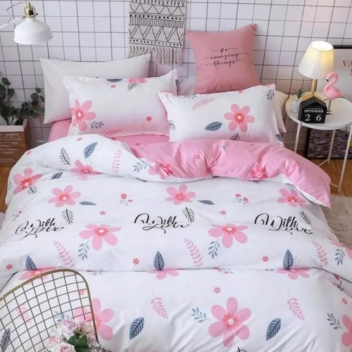 Комплект постельного белья Бязь №4023 Pink dream