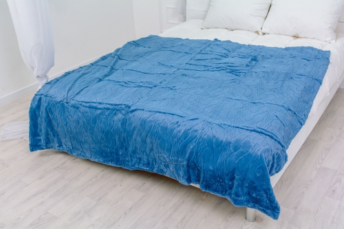 Плед №1002 Damask Blue