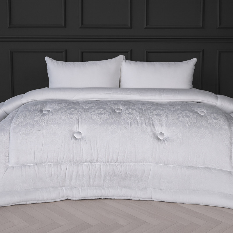 Одеяло шелковое  №1510 Ferrero White Silk Kapok (Деми)