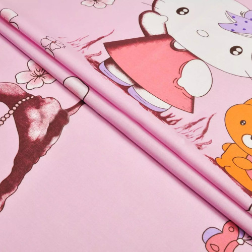 Простынь Бязь 17-0368 Hello Kitty - 2