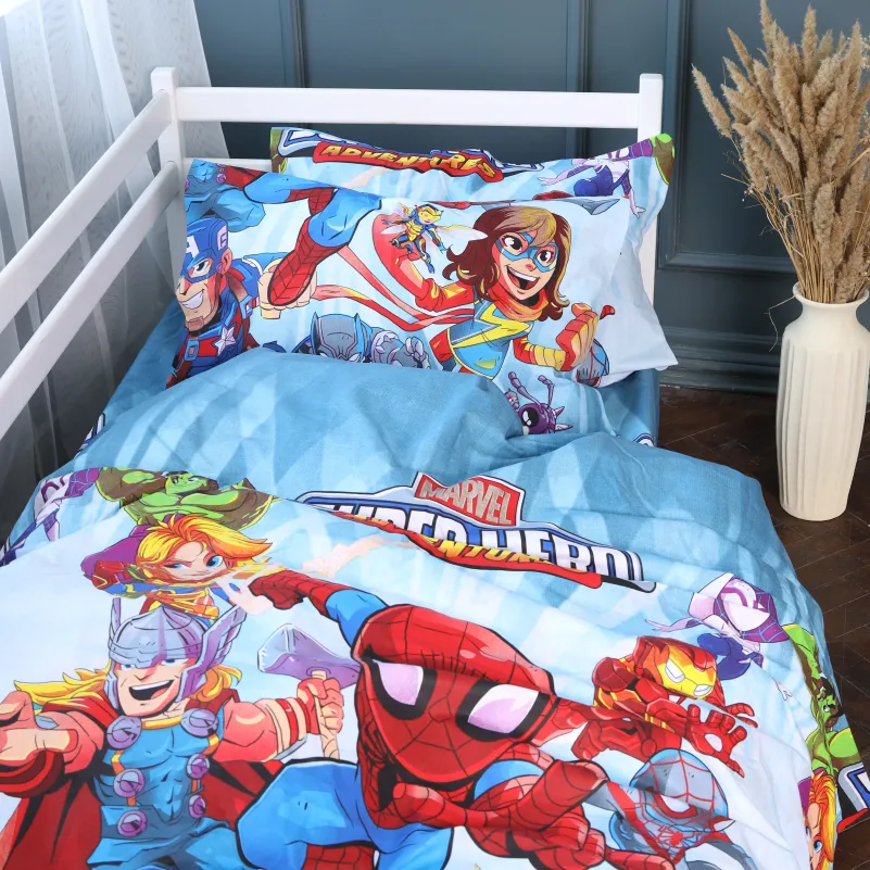 Комплект постельного белья Бязь JUNIOR 17-0796 Marvel - 3