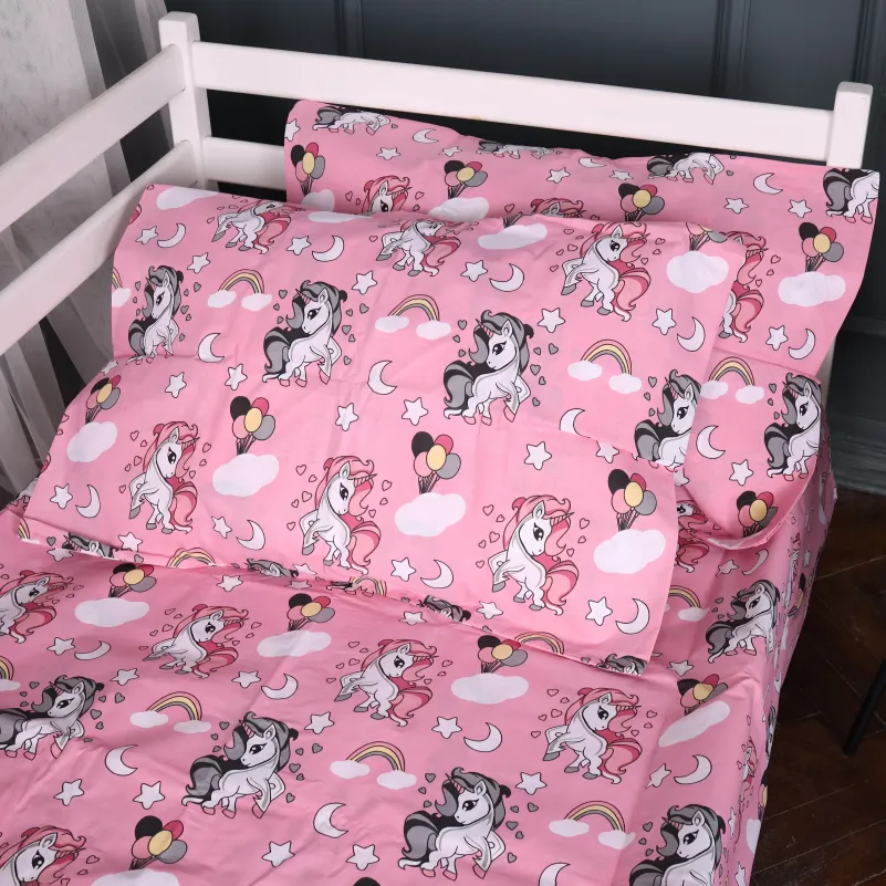 Комплект постельного белья Бязь JUNIOR 17-0874 Cute Unicorn - 2