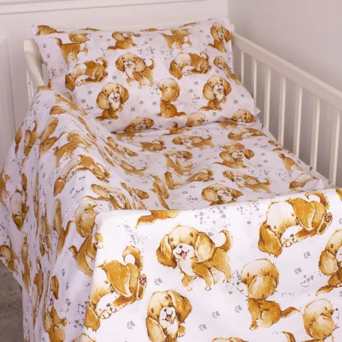 Комплект постельного белья Бязь JUNIOR 20-0020 Red dogs