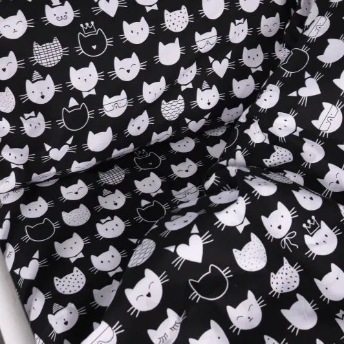 Комплект постельного белья Ranforce Elite LITTLE KIDS 17-0673 Monochrome Meows - 2