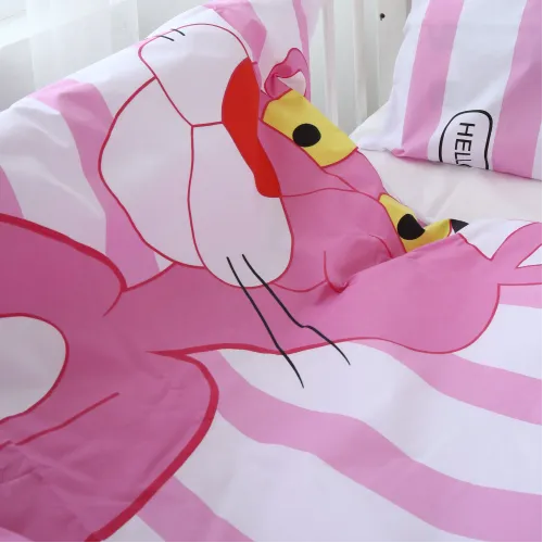 Комплект постельного белья Бязь LITTLE KIDS 17-0110 Pink Pantere - 4