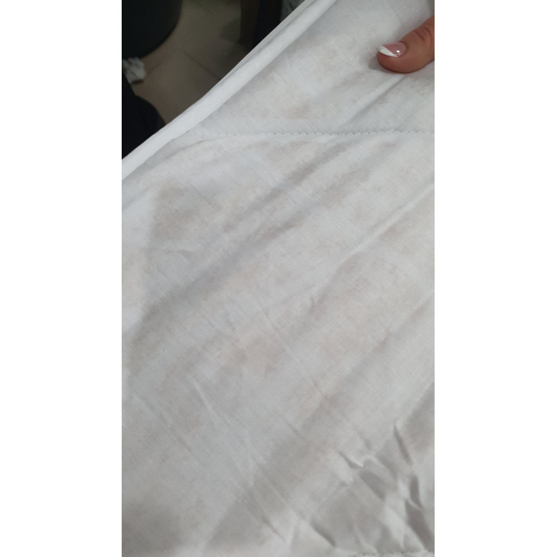 Ковдра антиалергенна зима №0787 Bianco (вовна) чохол (100% бавовна) УЦІНКА - 1