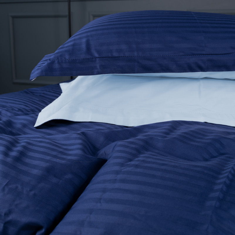 Комплект постельного белья Сатин TEENAGER Satin Stripe 30-0021 + 30-0015 Edaliz - 3