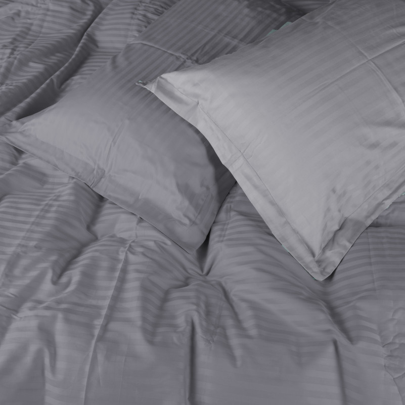 Комплект постельного белья Сатин JUNIOR Satin Stripe 30-0010 + 30-0001 Widad - 2