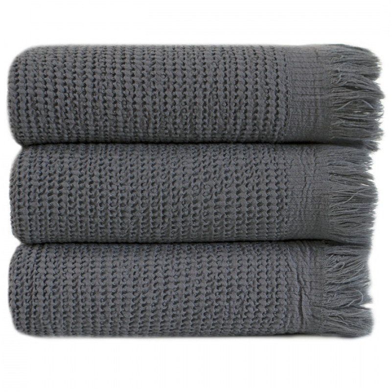 Рушник №405 Luxury Viscous Gray УЦІНКА