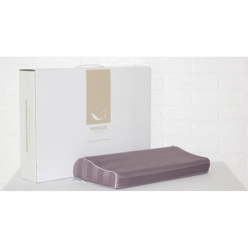 Подушка ортопедическая №7065 Elite Noble stripe Peony KIDDY 50*29*5/8 см