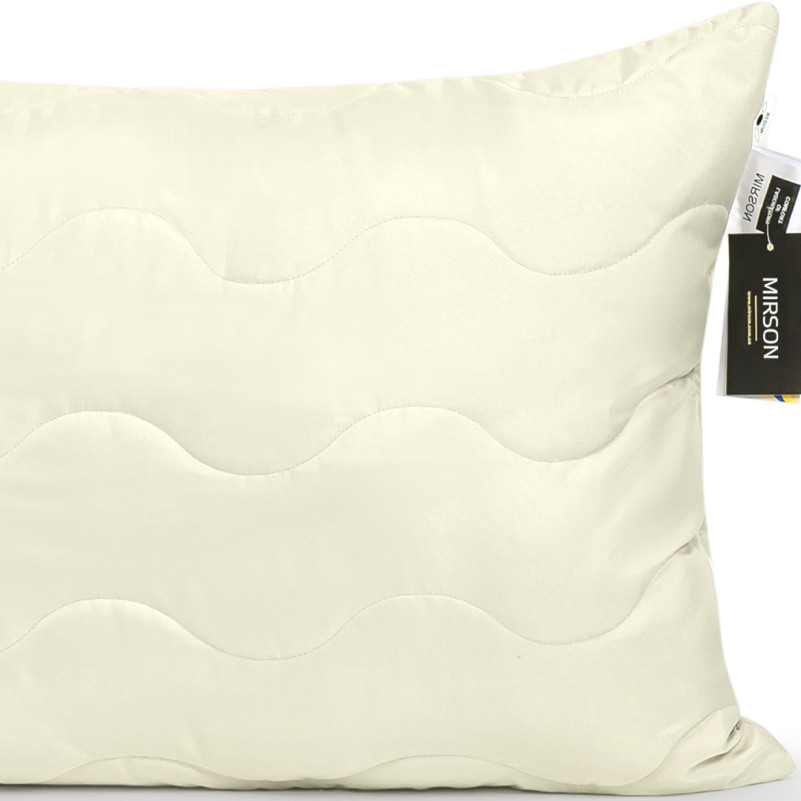 Подушка бавовняна Eco Light Creamy №1626 хлопок микросатин