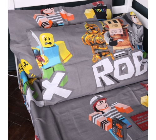 Простынь Ranforce Elite 17-0821 Roblox game gray