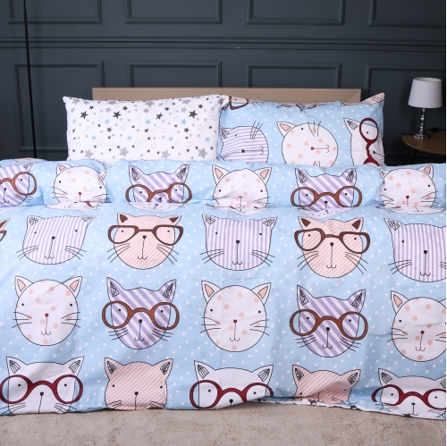 Комплект постільної білизни Ranforce Elite 17-0785 Funny cats