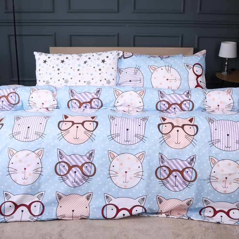 Комплект постільної білизни Ranforce Elite 17-0785 Funny cats