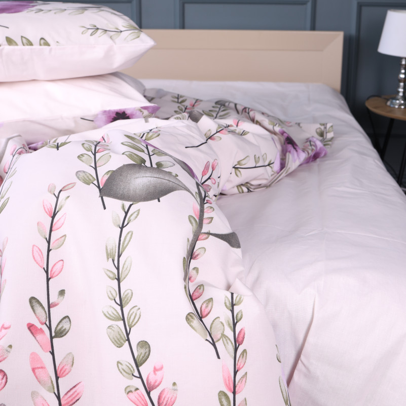 Комплект постельного белья Ranforce Elite TEENAGER 17-0834 Vintage floral - 2