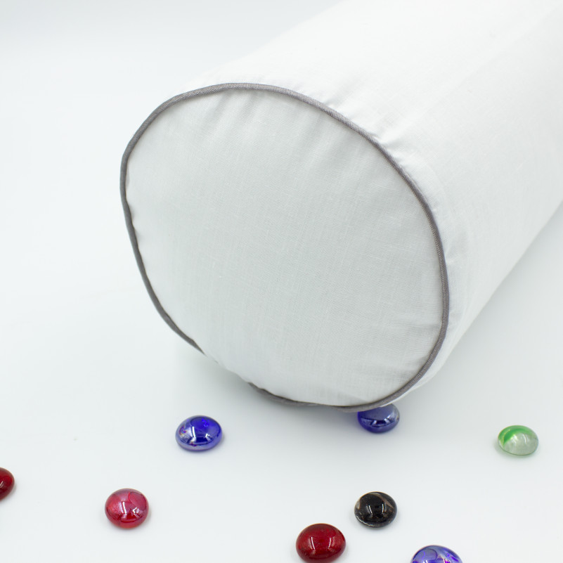 Подушка-валик №8348 Naturale Line 11-2107 White Tencel - 11