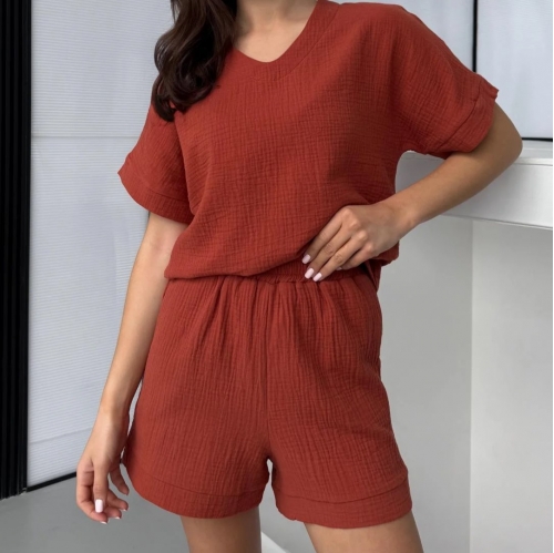 Женский костюм "Soft Terra" terracotta