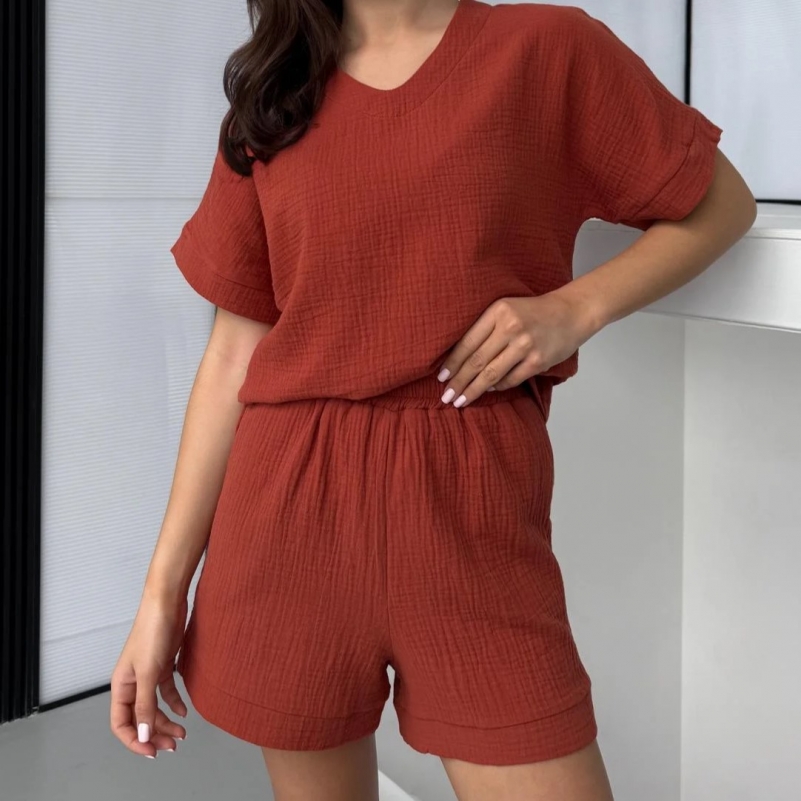 Жіночий костюм "Soft Terra" terracotta