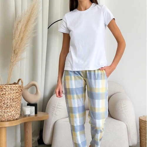 Пижама "Ines" yellow/gray