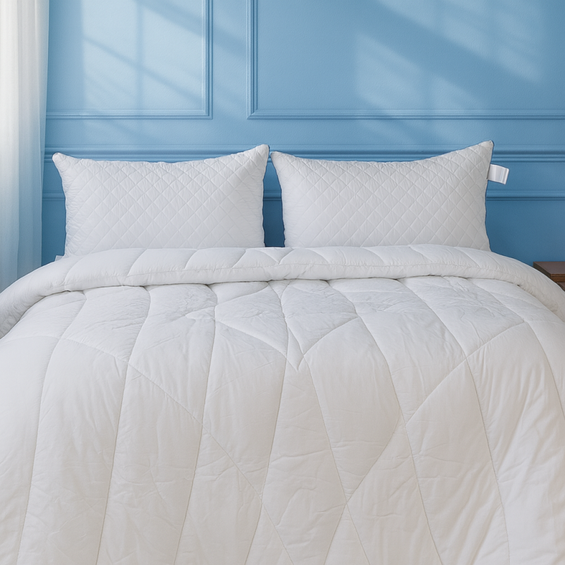 Ковдра антиалергенна №842-1 "Royal" Eco-Soft 100% бавовна демі Фото - 6