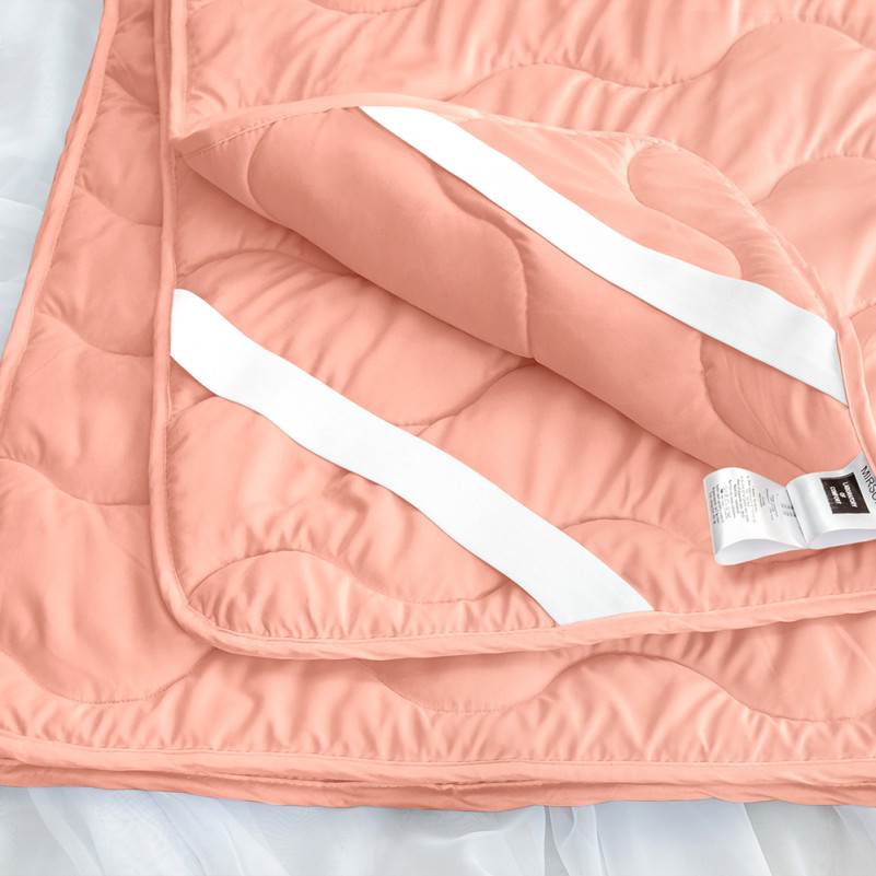 Наматрацник №1758 Eco Light Coral (Wool) (звичайний з гумкою по кутах) - 7