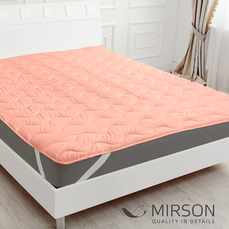 Наматрацник №1758 Eco Light Coral (Wool) (звичайний з гумкою по кутах) - 5