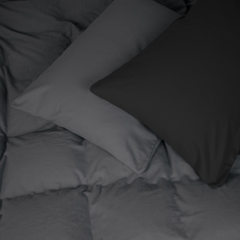 Комплект постельного белья JUNIOR Фланель 002-005 Black/Marengo