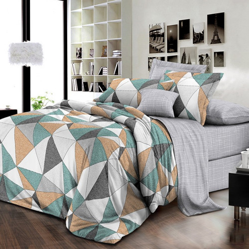 Підковдра Бязь 17-0450 Multicolored rhombuses