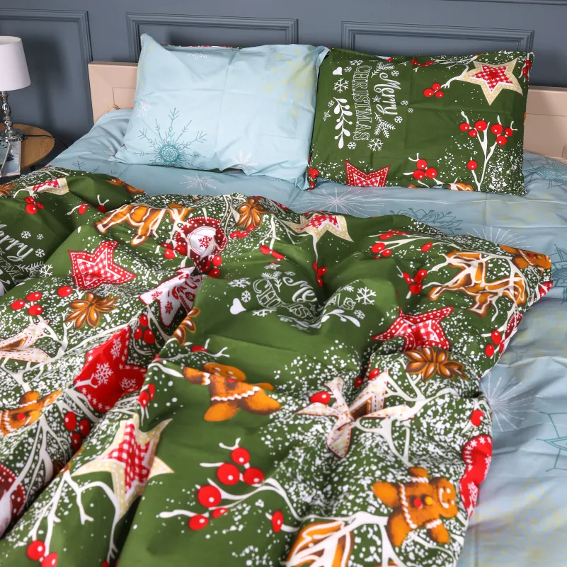 Комплект постельного белья Бязь TEENAGER 17-0881 Holiday Star green