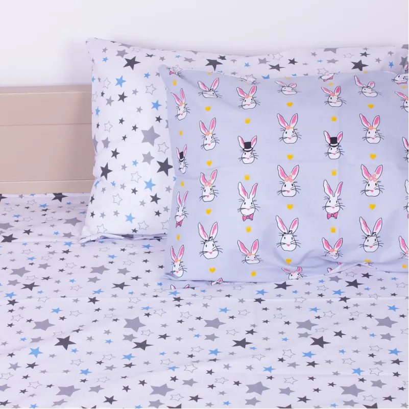 Комплект постельного белья Бязь JUNIOR 17-0527 Bunnies - 3