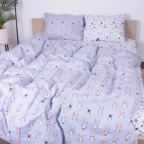 Комплект постельного белья Бязь JUNIOR 17-0527 Bunnies