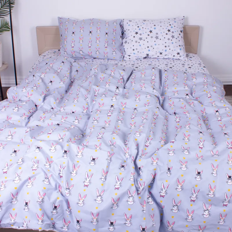 Комплект постельного белья Бязь JUNIOR 17-0527 Bunnies - 4