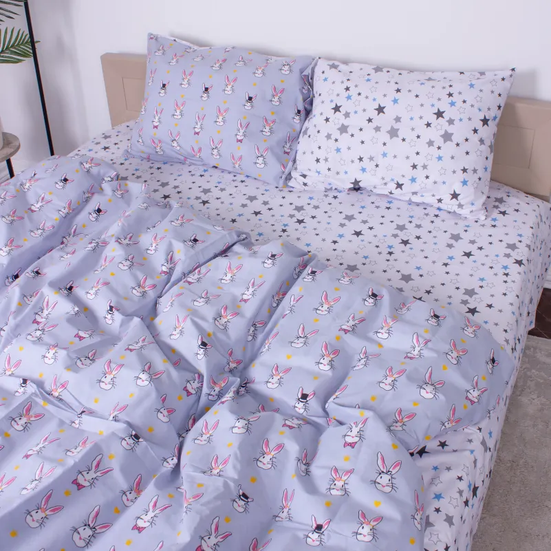 Комплект постельного белья Бязь JUNIOR 17-0527 Bunnies - 6