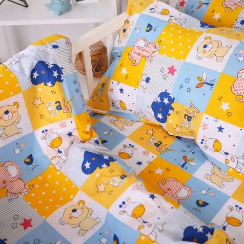 Комплект постельного белья Ranforce Elite JUNIOR 20-0038 Cute animals - 2