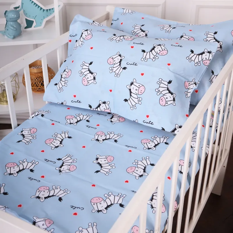 Комплект постельного белья Бязь TEENAGER 20-0037 Cute blue zebra - 7