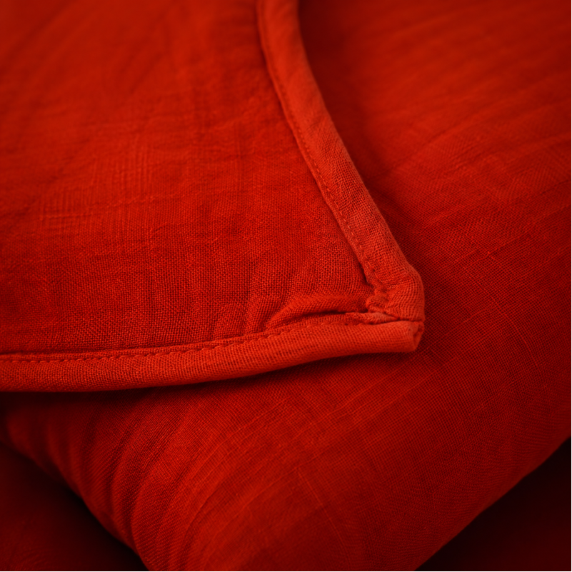 Детский плед №003 Pure Muslin Terracotta - 4